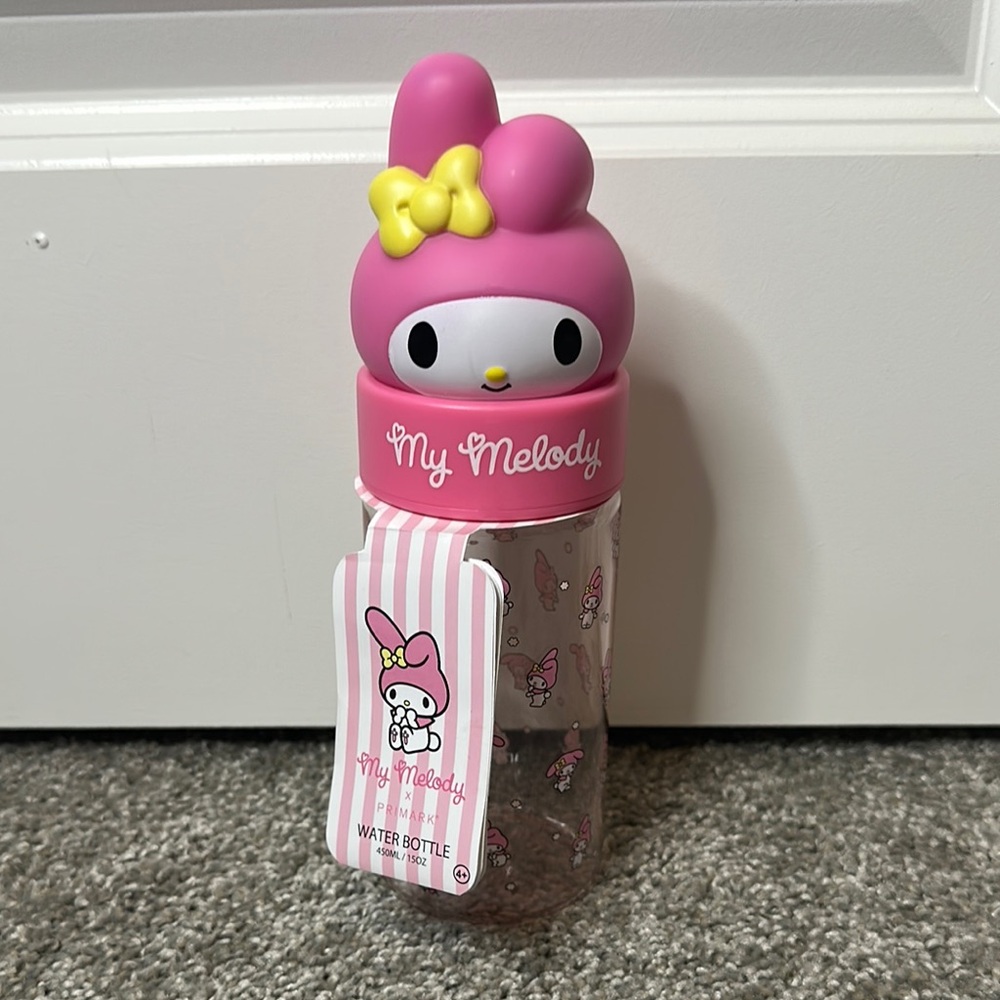 NWT My Melody Pink Water Bottle
